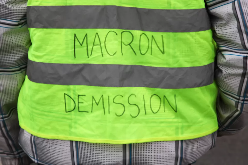 Macron Protest